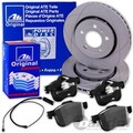ATE PowerDisc BREMSSCHEIBEN 298mm + BELÄGE HINTEN passend für BMW 5er E39 Limo