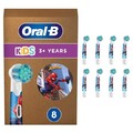 Oral-B Aufsteckbürsten - Kids Spiderman - 8er Pack