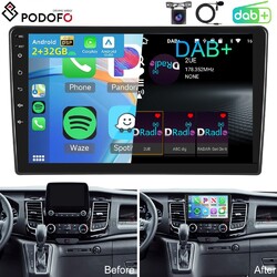 DAB+ Für Ford Transit Custom 2018-2023 Carplay Autoradio GPS Android 15 2+32GB