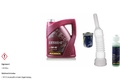 5L MANNOL Extreme 5W-40 API SN/CF Motoröl inkl. Additiv Auslaufschlauch