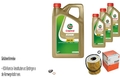 MAHLE Ölfilter 8 L CASTROL 5W-30 M für Mazda 6 Station Wagon 1.8 2.0 2.3