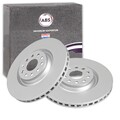 2x A.B.S. BREMSSCHEIBEN 340mm VORNE passend für AUDI A3 Q2 Q3 TT CUPRA ATECA