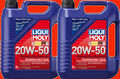 10 Liter Kanister (1L=9,50€) Liqui Moly Motoröl 1255 Touring High Tech 20W-50 Öl
