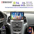 DAB+ 2+64G Android 14 Autoradio Carplay Für Opel Astra J 2010-2014 GPS Navi WiFi
