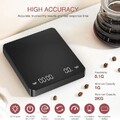 💎 Digitale Kaffeewaage mit Timer Espressowaage Präzisionswaage 3kg/ 0.1  Gramm