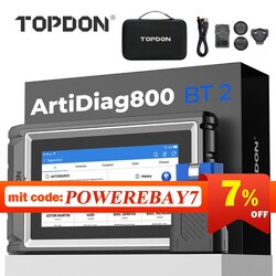 TOPDON AD800 BT 2 KFZ OBD2 Diagnosegerät Aktiver Test Alle System CAN FD Deutsch