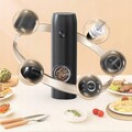 2*Profi Pfeffermühle Elektrische Salz und Pfeffermühle USB Aufladbar Gewürzmühle