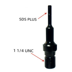 Adapter SDS Plus,MAX,zu 120-600mm M22, 1 1/4" Zoll UNC für Bohrkronen Kernbohrer