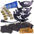 SATZ BREMSBELÄGE VORNE HINTEN + PLASTILUBE FÜR AUDI A2 A3 SEAT ALTEA LEON TOLEDO
