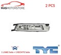 NEBELSCHEINWERFER PAAR SET TYC 19-12978-05-9 2PCS I FÜR VW PASSAT B8