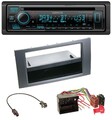 Kenwood Bluetooth DAB CD MP3 USB Autoradio für Ford Fiesta Focus 04-08 anthrazit