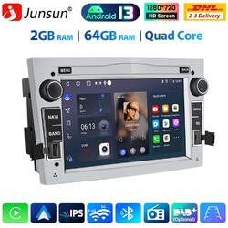 2+64GB Carplay Android 13 Autoradio GPS NAVI Für Opel Corsa C/D Zafira B Astra G