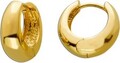 Creolen Oval 14mm Gelbgold 585 14 Karat Klapp Scharnier