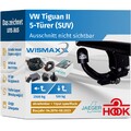 ANHÄNGERKUPPLUNG für VW Tiguan II ab 16 abnehmbar HOOK +13pol E-Satz spezifisch