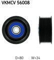 SKF Umlenk-/Führungsrolle Keilrippenriemen VKMCV 56008 für SCANIA 1