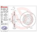 2x Bremsscheibe BREMBO 09.A200.11 passend für AUDI SEAT SKODA VW VW (FAW)