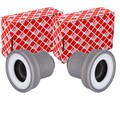 2x FEBI QUERLENKERLAGER BUCHSEN VORDERACHSE passend für VW TRANSPORTER LINKS+REC