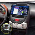 4G+64GB Carplay Autoradio Für Toyota Aygo Peugeot 107 Android 13 GPS Navi DSP FM