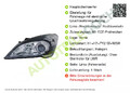 Scheinwerfer für KIA Cee'd Ceed SW Kombi PRO 2010-2011 Vorne Links