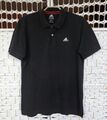 Herren Poloshirt -Hemd Kurzarm ADIDAS schwarz M 48 L 50