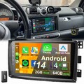 DAB+ 2+64G Android 14 Autoradio KAM Für Mercedes Benz Smart Fortwo 451 2005-2010