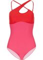 Shape Badeanzug leichte Formkraft Gr 40 Pink Rot Damen Bademode Schwimmanzug Neu