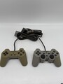 2x Sony Playstation ONE PS1 Controller Dualshock SCPH-1200 1080 I Original Grau