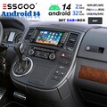 DAB Autoradio Für VW Touareg 7L Transporter T5 Multivan V Android14 GPS NAV WIFI