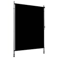 Außenrollo Outdoor Rollo Senkrechtmarkise Sonnenschutz Stahl Anthrazit 150x270cm
