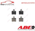 SATZ BREMSBELÄGE BREMSKLÖTZE HINTEN ABE C2C001ABE I NEU OE QUALITÄT