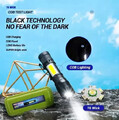 Mini Taschenlampe LED wiederaufladbar 2000lm Camping Licht Super hell USB AkkuT6