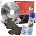 2 BREMBO Bremsscheiben 278mm+Beläge hinten Mercedes C- E-Klasse SLK+Reiniger