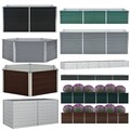 Metall Hochbeet Pflanzkasten Stahl Beet Pflanzbeet Gemüsebeet Blumenbeet Garten