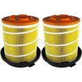 2x MAHLE / KNECHT Luftfilter LX 3480 KIT Air Filter