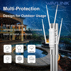 Wavlink Dualband WLAN Router 4G LTE AC1200 Outdoor WLAN Extender AP w/SIM Slot