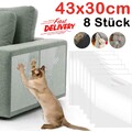 8PCS Katzenkratzbrett Eckkratzbrett Kratzbrett Wandkratzbrett Katzen Kratzecke