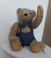 Teddybär, Animate,braun,mit beweglichen Armen,H35,sitzend 28cm