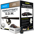 Für MERCEDES C Sportcoupe CL203 Anhängerkupplung abnehmbar +eSatz 7pol uni 01-08