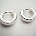 Kleine Creolen aus 925er Silber - Klappcreolen - Kreolen, Ohrringe, Schmuck