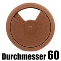 HELLBRAUN ★ Kabeldurchlass Kabeldurchführung Kabelführung Kabelauslass Kabeldose