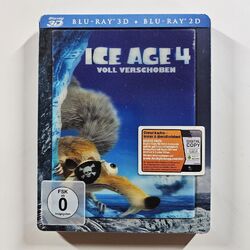 Ice Age 4 Limited Edition 3D + 2D Lenticular Steelbook - (Blu-Ray) - NEU&OVP 