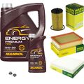 MANN Inspektionspaket 6 L MANNOL Energy Premium 5W-30 für Opel Mokka/Mokka X