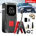 99800mAh KFZ Auto Starthilfe Car Jump Starter 12V Ladegerät Booster Powerbank DE