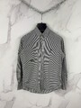 Vintage Ralph Lauren Hemd schwarz/weiß gestreift Custom Fit Größe S