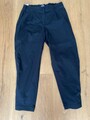 Damenhose von Basler, Gr. 40, schwarz, Knopfdetail am Fussende