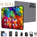 2025 14" Tablet Android15 Tablet 24GB RAM+256GB 8580mAh 2.4K 5G WiFi 2SIM PC GPS