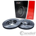 2X MAXGEAR BREMSSCHEBEIBEN 349,0mm BELÜFTET VORNE PASSEND FÜR AUDI A4 A5 A6 A7