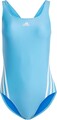 adidas Damen Badeanzug 3-Streifen Schwimmanzug | Chlorresistent Einteiler Blau