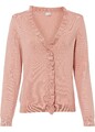 Feinstrickjacke Gr. 36/38 Vintagerosa Damen Langarm Strick-Jacke Neu