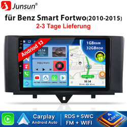 Für Smart Fortwo 451 2005-2015 Android 13 Autoradio GPS Navi Carplay WIFI BT SWC